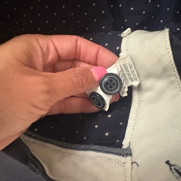 J. Crew Men's 770 flannel lined Navy Blue Pants - Picture 4 of 5